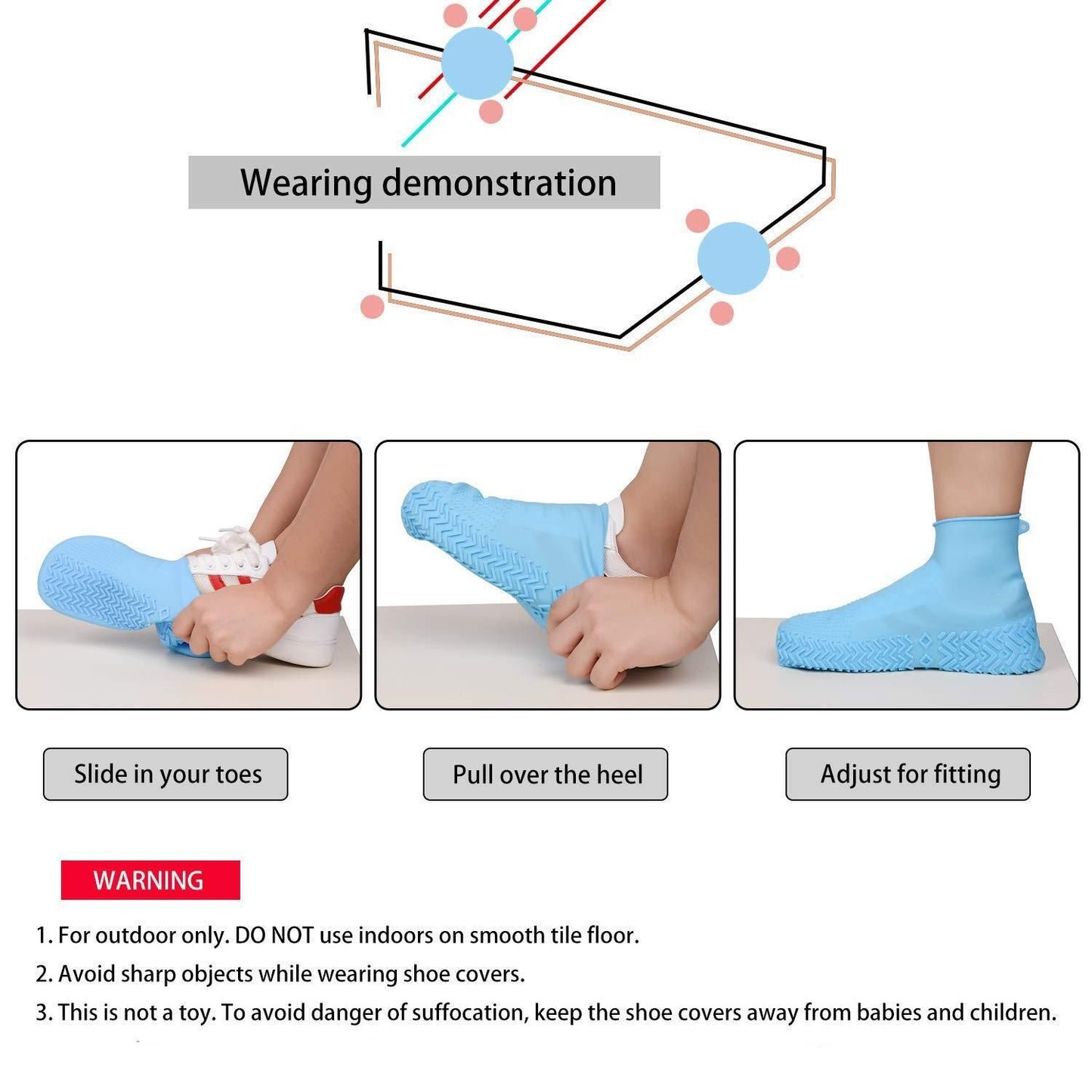 Unisex Anti Slip Shoe Cover