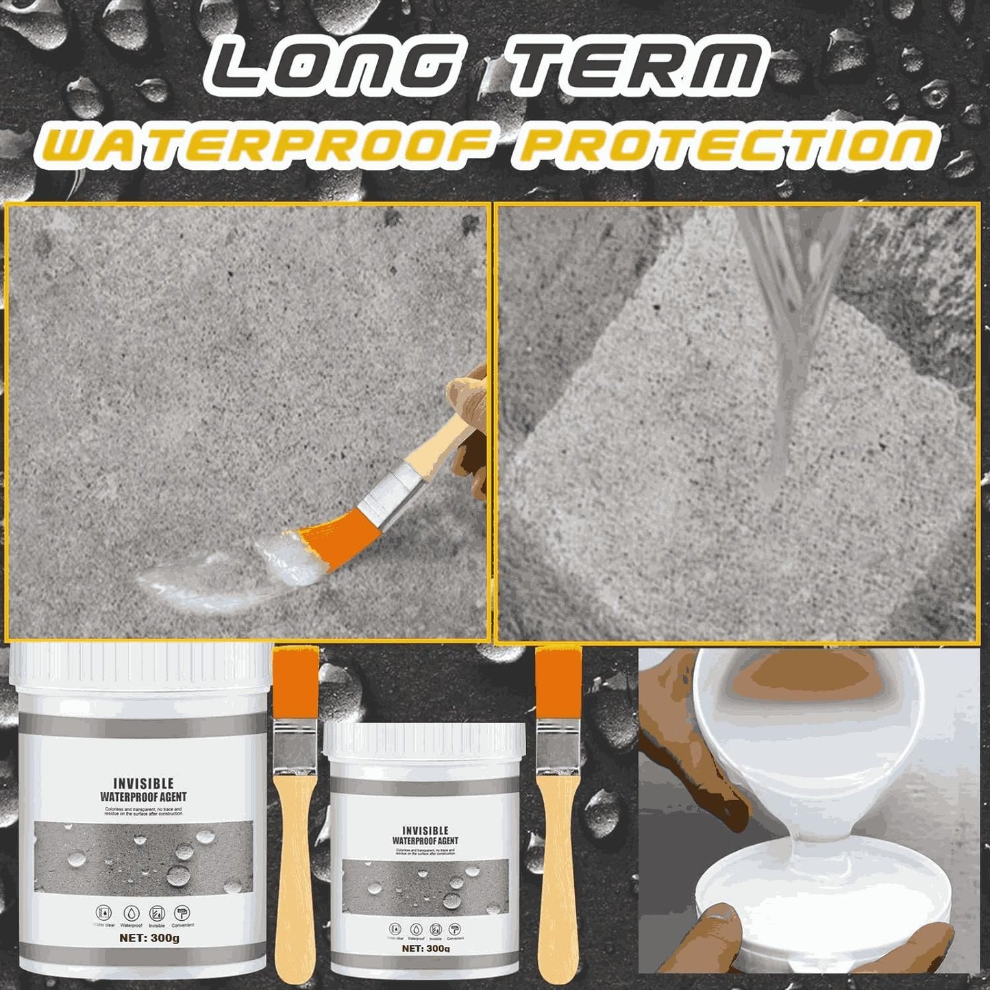 AquaSeal Invisible Glue - Crack Seal Agent