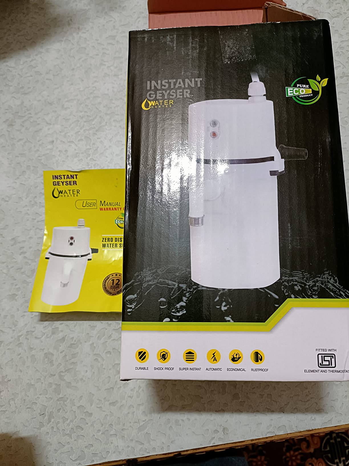 HeatMaxx Instant Water Heater - Instant Hot Water, Anytime, Anywhere
