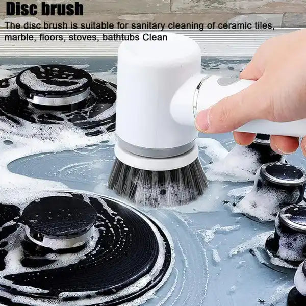 "QuickScrub 5-in-1 Cleaner – portable and lightweight design for easy cleaning"