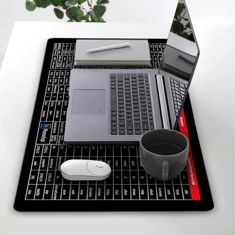 Anti-slip Keyboard Pad with (Shortcut Key Patterns)