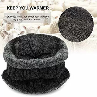 Woolen Cap with Neck Muffler / Neck warmer