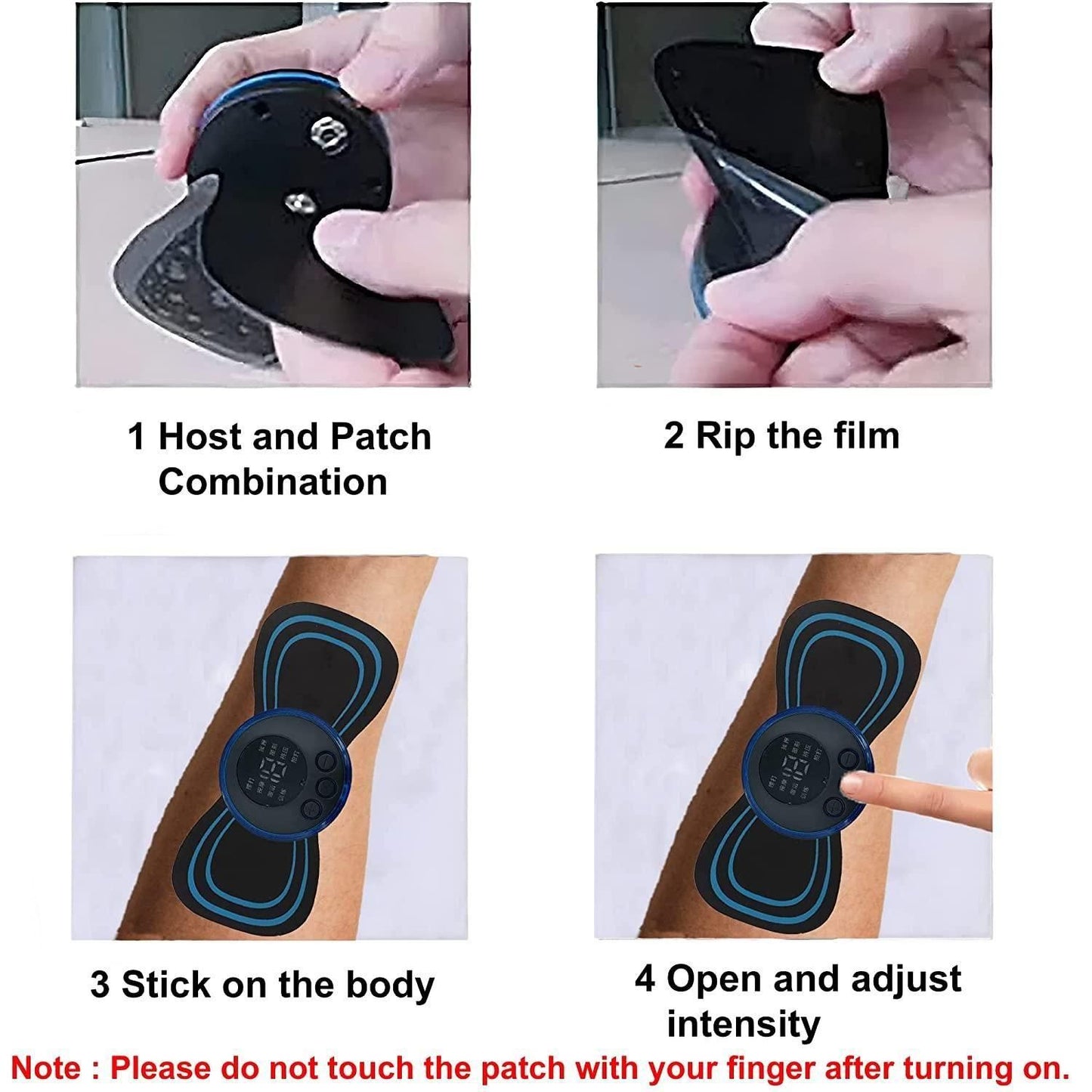"WittyRelax Mini Bliss Massager: Your Personal Tranquility Companion"
