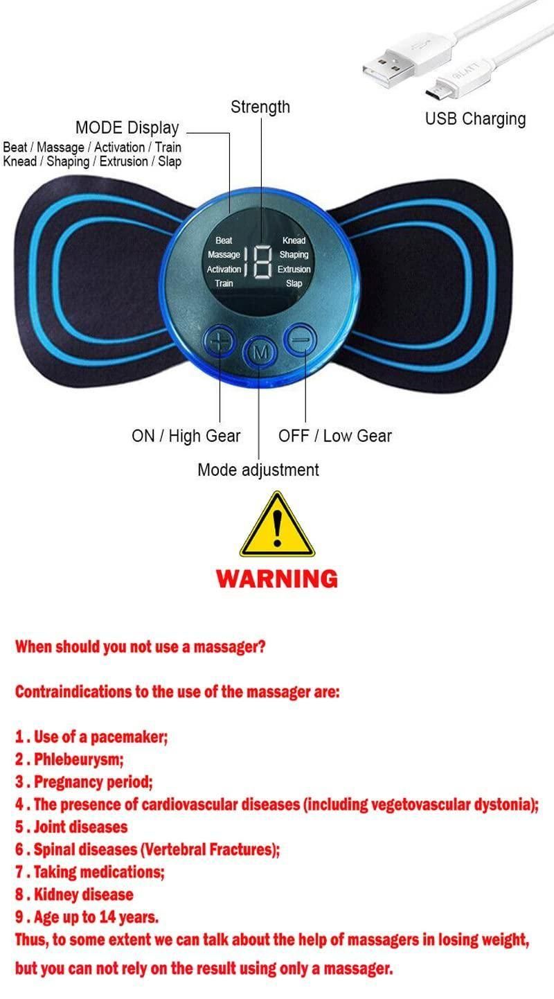 "WittyRelax Mini Bliss Massager: Your Personal Tranquility Companion"