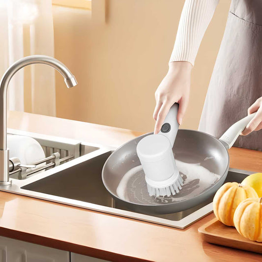"QuickScrub 5-in-1 Cleaner – portable and lightweight design for easy cleaning"