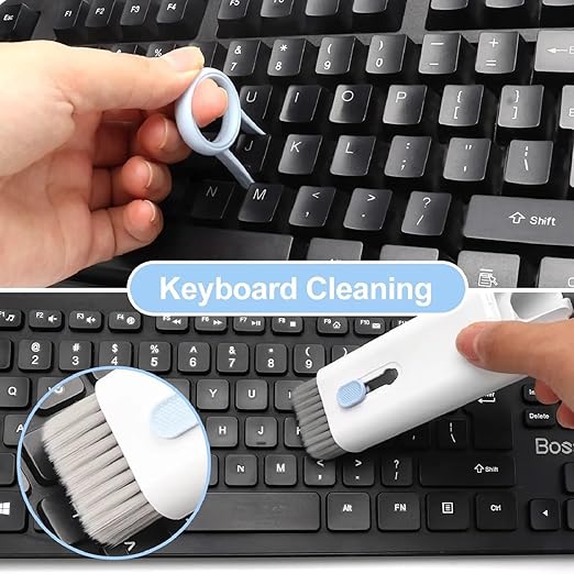 CleanMaxx Pro 7-in-1 Multi-Purpose Electronic Cleaning Kit for Laptop, Phone Keyboard, Screen & Earbuds with Free Screen Cleaner