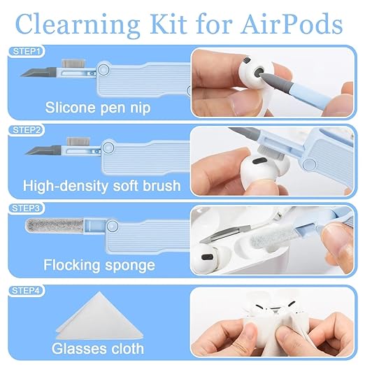 CleanMaxx Pro 7-in-1 Multi-Purpose Electronic Cleaning Kit for Laptop, Phone Keyboard, Screen & Earbuds with Free Screen Cleaner