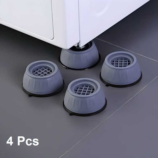 SpinnGuard Anti-Vibration Foot Pads - Foot Pads for Washing Machines Dryer, Great For Home, Laundry Room, Kitchen, Washer, Dryer, Table, Chair, Sofa, Bed (4 Units)