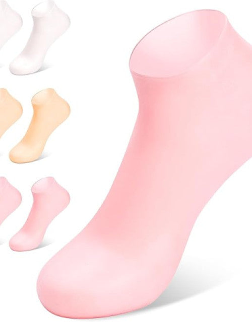 SmoothSoles Silicon Socks for Crack - Spa Gel Socks for Women and Men