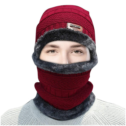 Woolen Cap with Neck Muffler / Neck warmer